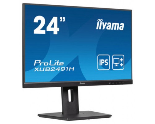 MONITOR IIYAMA 24", PANEL IPS, 100HZ, HDMI, DISPLAY PORTS. (NO ALTAVOCES). REGULABLE.