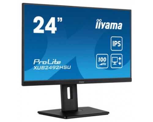 iiyama XUB2492HSU-B6 / 24"IPS FHD@100Hz, 16:9,HAS,Pivot pantalla para PC