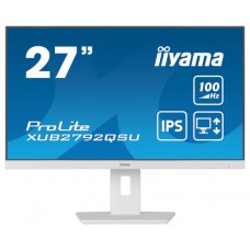 iiyama ProLite XUB2792QSU-W6 pantalla para PC 68,6 cm (27") 2560 x 1440 Pixeles Wide Quad HD LED Blanco