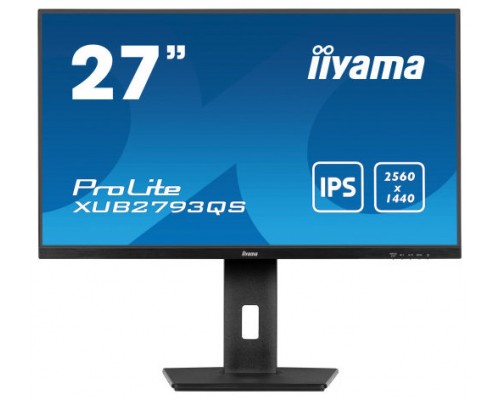 iiyama ProLite XU2793QS-B6 pantalla para PC 68,6 cm (27") 2560 x 1440 Pixeles 2K Ultra HD LED Negro