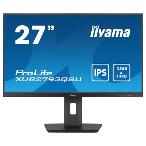 IIYAMA PANTALLA 27" IPS WQHD CON SOPORTE AJUSTABLE EN ALTURA Y FRECUENCIA DE ACTUALIZACI&Oacute;N DE 100HZ