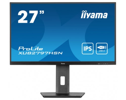 iiyama ProLite XUB2797HSN-B1 pantalla para PC 61 cm (24") 1920 x 1080 Pixeles 2K Ultra HD LED Negro